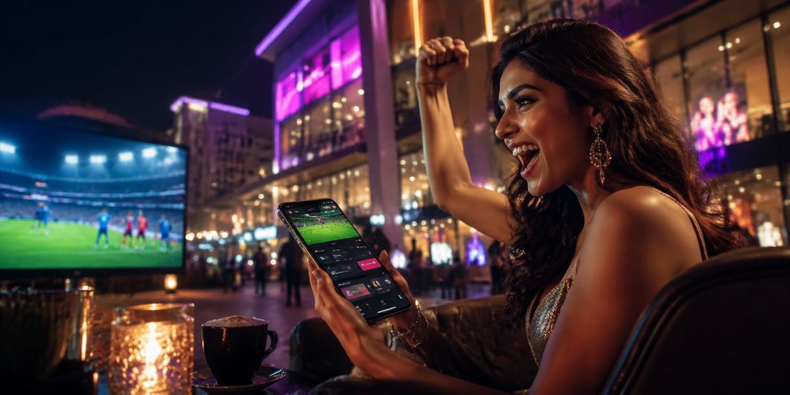 User performing UPI payment on mobile device